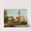 View of the castle in Radziejowice (1840) by January Suchodolski