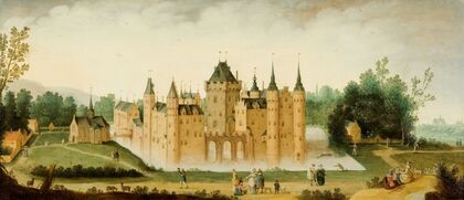 View of the Castle of Egmond aan den Hoef — size preview