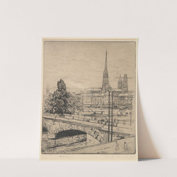 View of the Cathedral in Rouen (1904) by Józef Pankiewicz