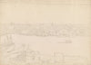 View of the center part of the city of Baltimore, as seen from Federal Hill comprising scarce one quarter of its buildings, 1828