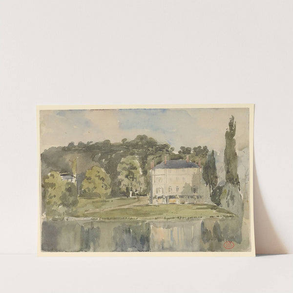 View of the Château at Folembray by Paul Huet