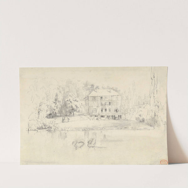 View of the Château at Folembray by Paul Huet