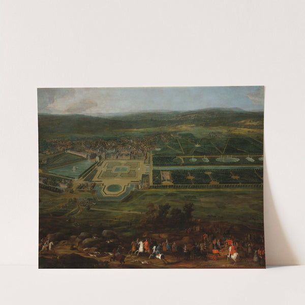 View of the Château de Fontainebleau by Pierre-Denis Martin