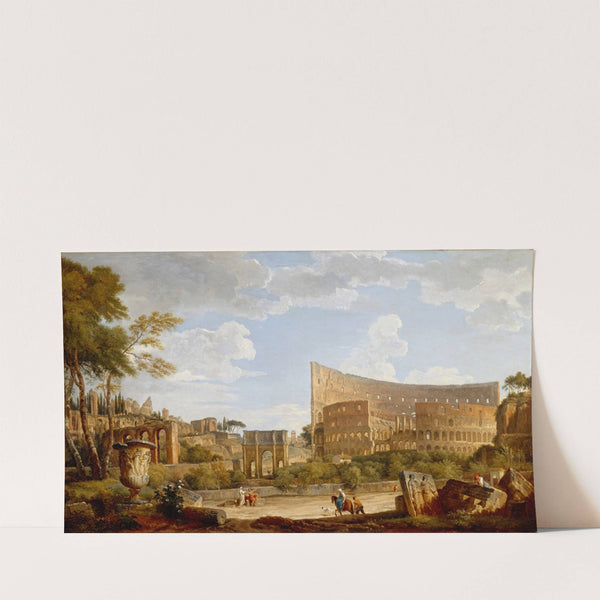 View Of The Colosseum (1735) by Giovanni Paolo Panini