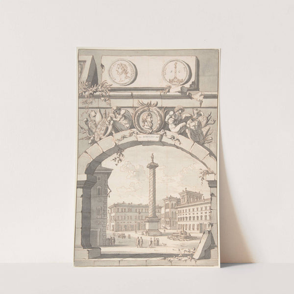 View of the Column of Marcus Aurelius by Jan Goeree