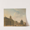 View of the Dam in Amsterdam by Jan Ekels the elder