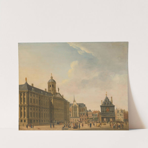 View of the Dam in Amsterdam by Jan Ekels the elder