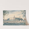 View of the Dessau Castle from the East by Heinrich Olivier