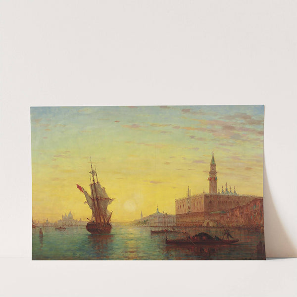 View Of The Doge's Palace, Venice by Charles Clement Calderon