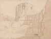 View of the Donjon of Chateau Gaillard, near Andelys, Normandy