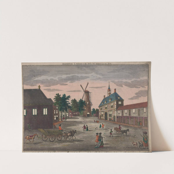 View of the Eastern entrance in Rotterdam by Georg Balthasar Probst