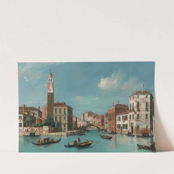 View Of The Entrance To The Cannareggio Canal With The Church Of San Geremia And The Palazzo Labia, Venice by William James