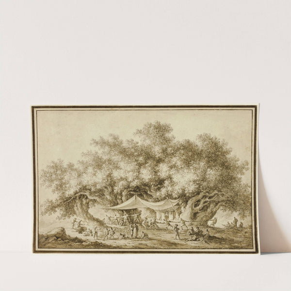 View of the Famous Chestnut Tree of Mount Etna, called Centum Cavalli (1784) by Claude-Louis Châtelet