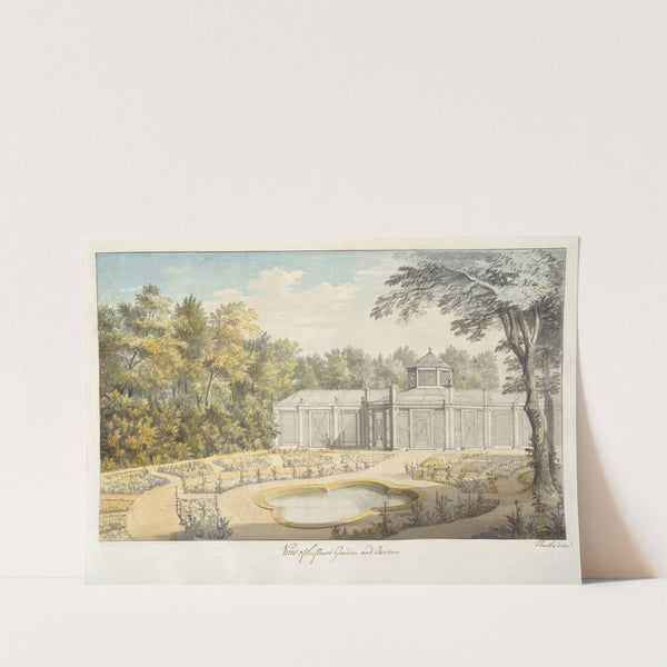 View of the Flower Garden and Aviary at Kew by Thomas Sandby
