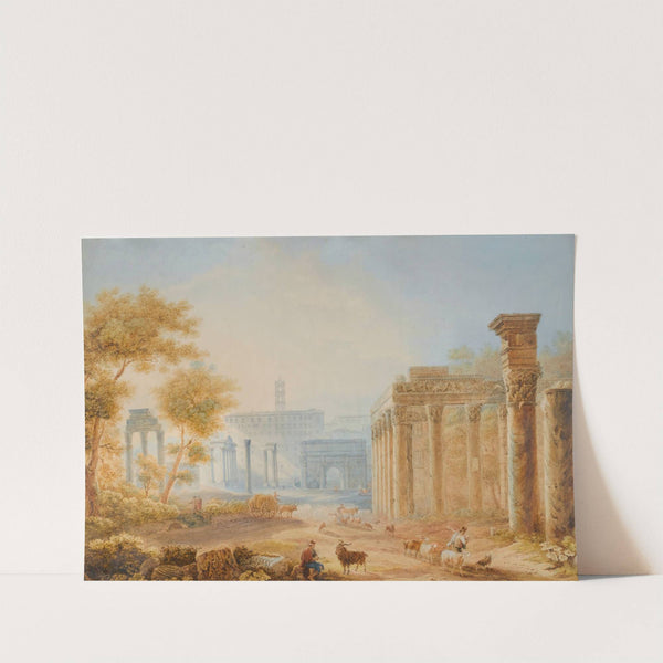 View Of The Forum, Rome by Henri Lévêque