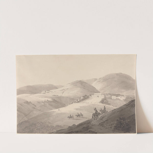 View of the Governor's House in St. Helena by Thomas Daniell