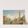 View Of The Grand Canal, With The Church Of Santa Maria Della Salute, Venice by Edward Pritchett