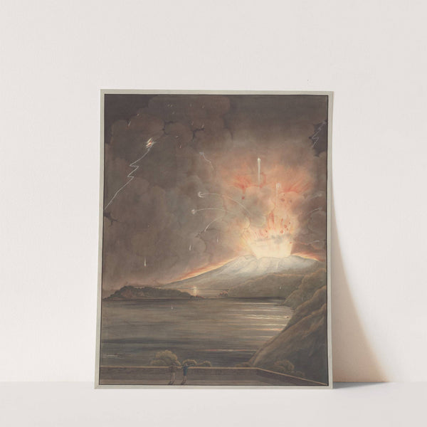 View of the Great Eruption of Morne Soufriere, St. Vincent by Rev. Lansdown Guilding