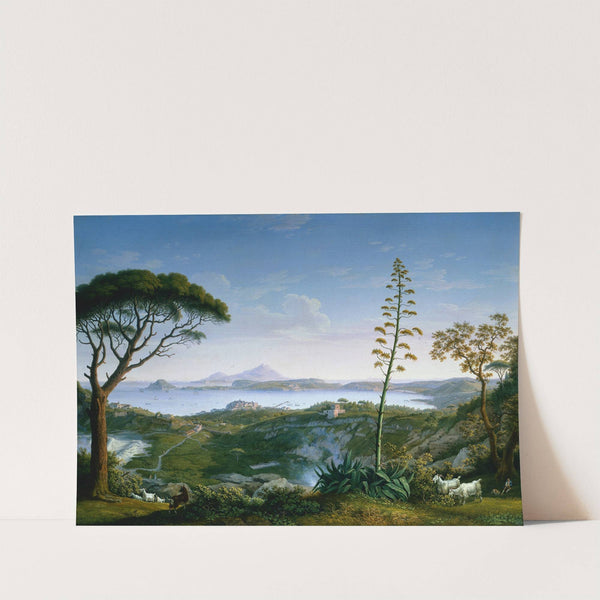 View of the Gulf of Pozzuoli from Solfatara by Jakob Philipp Hackert