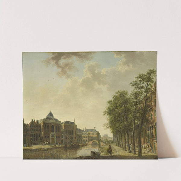 View of the Houtmarkt, Amsterdam (c. 1760 - c. 1787) by Hendrik Keun