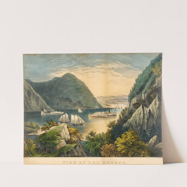 View of the Hudson by Frances Flora Bond Palmer