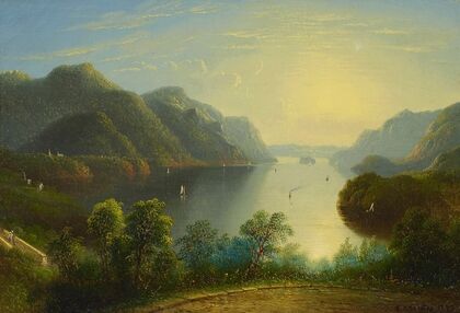View of the Hudson Near West Point
