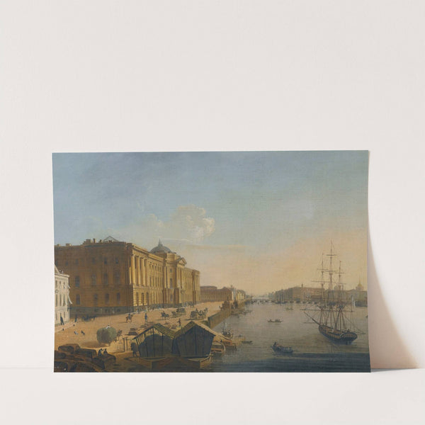 View Of The Imperial Academy Of Arts, St Petersburg by Russian School