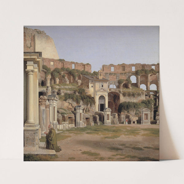 View of the Interior of the Colosseum (1816) by Christoffer Wilhelm Eckersberg