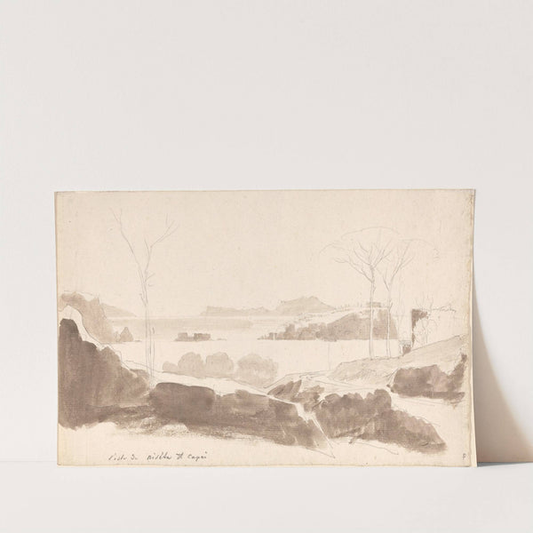 View of the Islands of Nisida and Capri by Friedrich Salathé