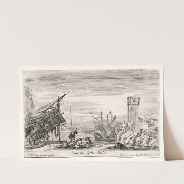 View of the Italian Coast (1647) by Israël Henriet