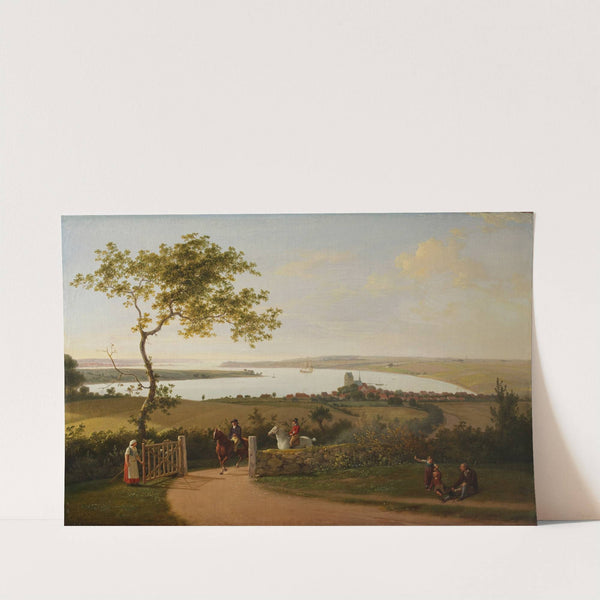 View Of The Little Belt From A Hill Near Middelfart, Funen by Jens Juel