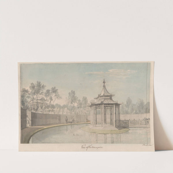 View of the Menagerie at Kew by Thomas Sandby