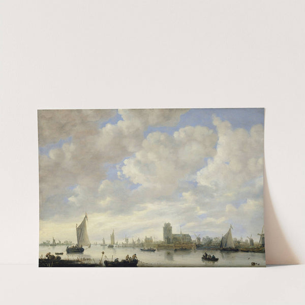 View of the Merwede off Dordrecht by Jeronymus van Diest II