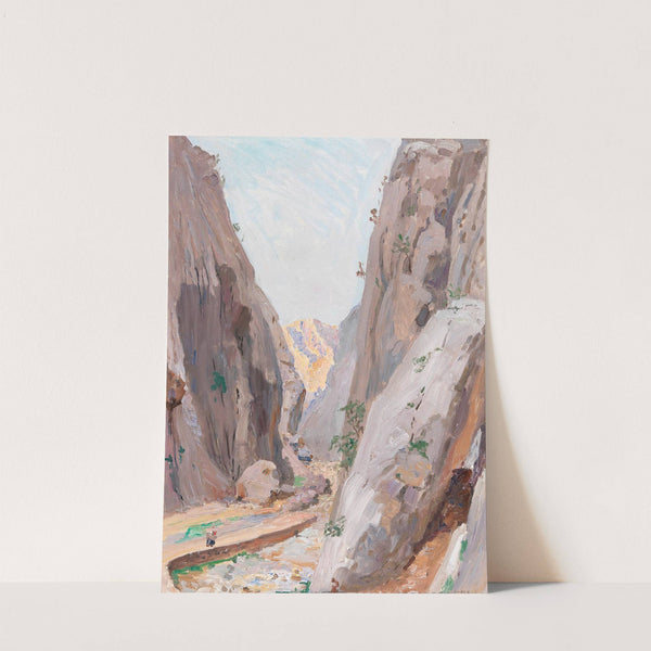 View of the Mountains Near Zadar by Menci Clement Crnčić