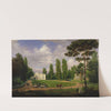 View of the Natolin Palace from the courtyard (1830s) by Wincenty Kasprzycki