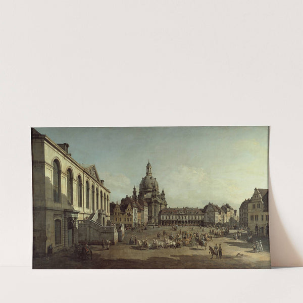 View of the Neumarkt in Dresden from the Jüdenhofe (1749) by Canaletto
