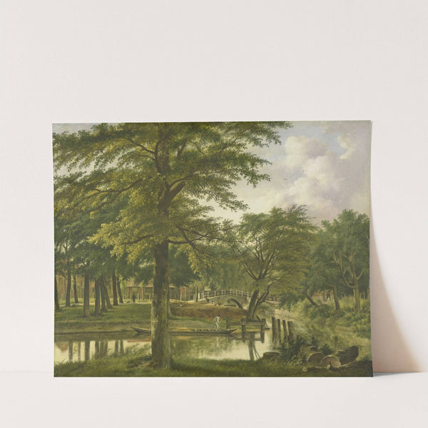 View of the Nieuwe Gracht near the Bolwerk, Haarlem by Wybrand Hendriks