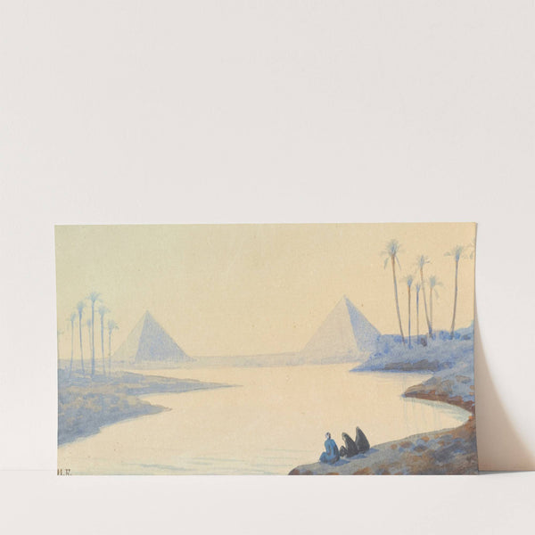 View Of The Nile (1924) by Ivan Bilibin