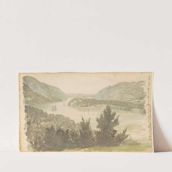 View of the North River from the North West Corner of Fort Clinton—West Point (1837) by Seth Eastman
