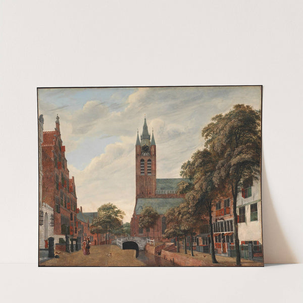 View of the Oude Delft Canal, Delft by Jan van der Heyden