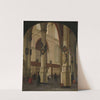 View of the Oude Kerk in Delft (1654) by Hendrick Cornelisz. van Vliet