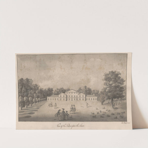 View of the Palace from the Lawn at Kew by Joshua Kirby