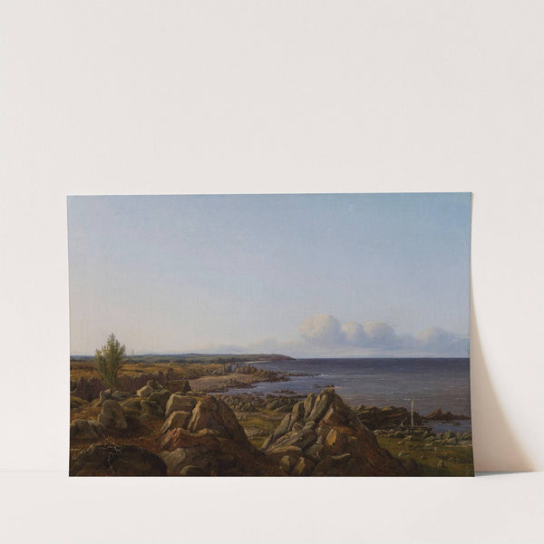 View of the parish of Østerlarsker by Vilhelm Petersen