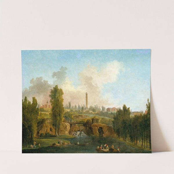 View of the Park of Méréville by Hubert Robert