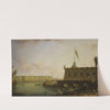 View of the Peter and Paul Fortress and Palace Embankment by Fyodor Alexeyev