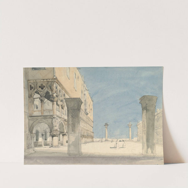 View of the Piazzetta di San Marco in Venice by Wilhelm Gail