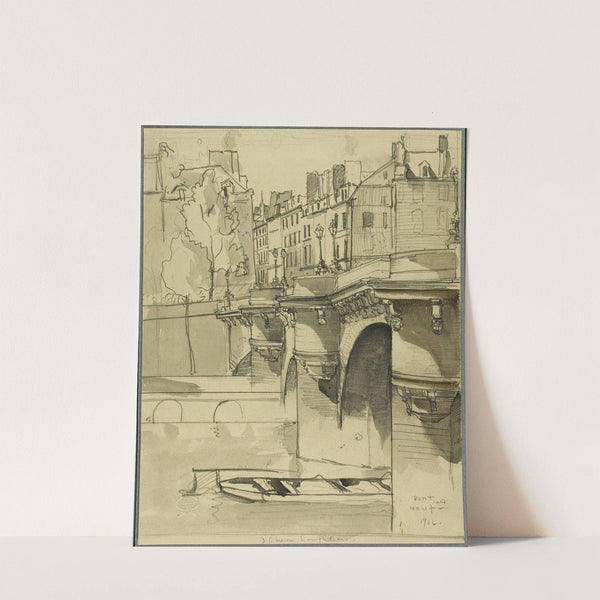 View of the Pont Neuf (1906) by Donald Shaw MacLaughlan