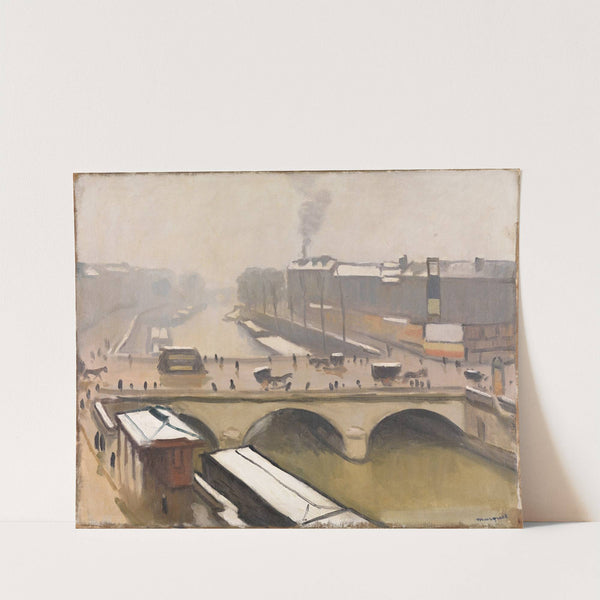 View of the Pont Saint-Michel in Paris (1912) by Albert Marquet