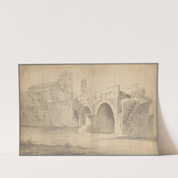 View of the Ponte Rotto, Rome (1639-45) by Jan Asselyn