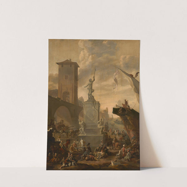 View of the Port of Livorno by Johannes Lingelbach